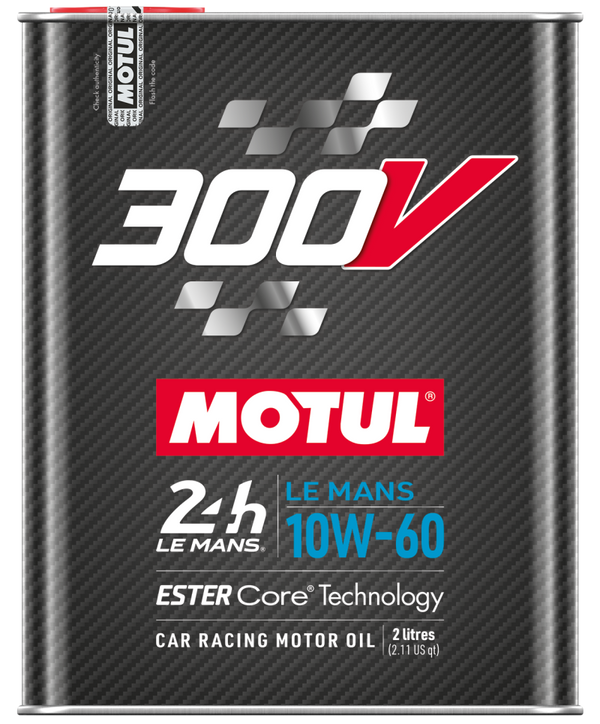 Motul 2L Synthetic-ester Racing Oil 300V Le Mans 10W60 10x2L - Bull Strap