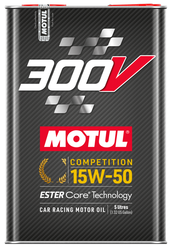 Motul 5L 300V Competition 15W50 - Bull Strap