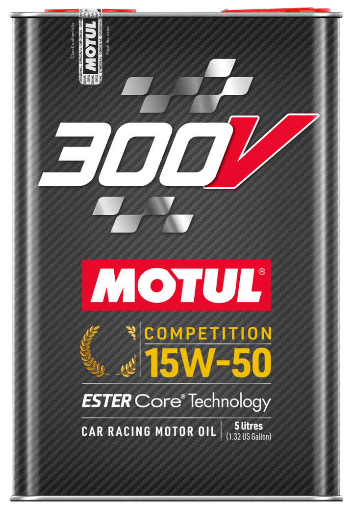 Motul 5L 300V Competition 15W50 - Bull Strap
