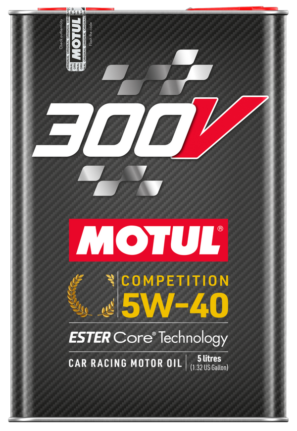 Motul 5L 300V Competition 5W40 - Bull Strap