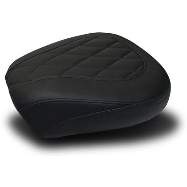 Mustang 08-21 Harley Electra Glide,Rd Glide,Rd King,Str Glide Tripper Passenger Seat Diamond - Black - Bull Strap