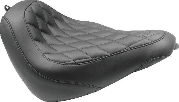 Mustang 23-24 HD CVO Road Glide(ST), 2024 Road Glide and Street Glide Deluxe Passenger Seat - Black - Bull Strap