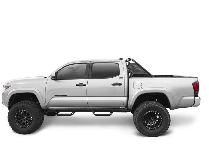 N-Fab ARC Sports Bar 16-22 Toyota Tacoma - Textured Black - Bull Strap