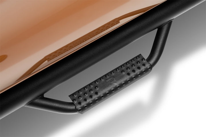 N-Fab Nerf Step 2019 Ford Ranger Crew Cab - Tex. Black - Cab Length - 3in - Bull Strap