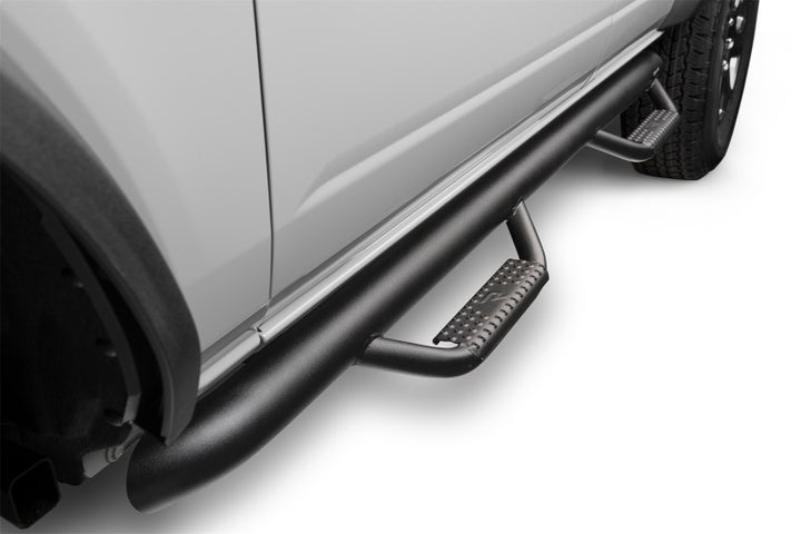 N-Fab Nerf Step 2021 Ford Bronco (4 Door) - Tex. Black - SRW - 3in - Bull Strap