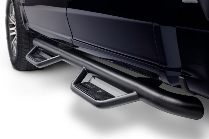 N-Fab Podium LG 15-17 Ford F-150 SuperCrew - Tex. Black - 3in - Bull Strap