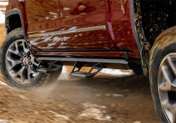 N-Fab Predator Pro Step System 07-17 Toyota Tundra CrewMax - Tex. Black - Bull Strap