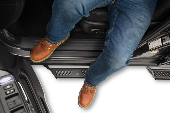 N-Fab Predator Pro Step System 14-18 Toyota 4 Runner SUV 4 Door Gas - Tex Black - Bull Strap
