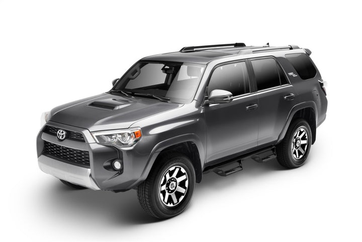 N-Fab Predator Pro Step System 14-18 Toyota 4 Runner SUV 4 Door Gas - Tex Black - Bull Strap