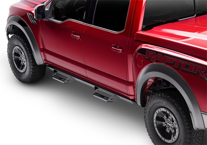 N-Fab Predator Pro Step System 15-17 Ford F-150 / Raptor SuperCrew - Tex. Black - Bull Strap