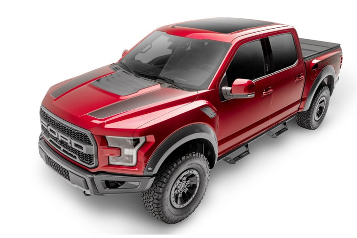 N-Fab Predator Pro Step System 15-17 Ford F-150 / Raptor SuperCrew - Tex. Black - Bull Strap