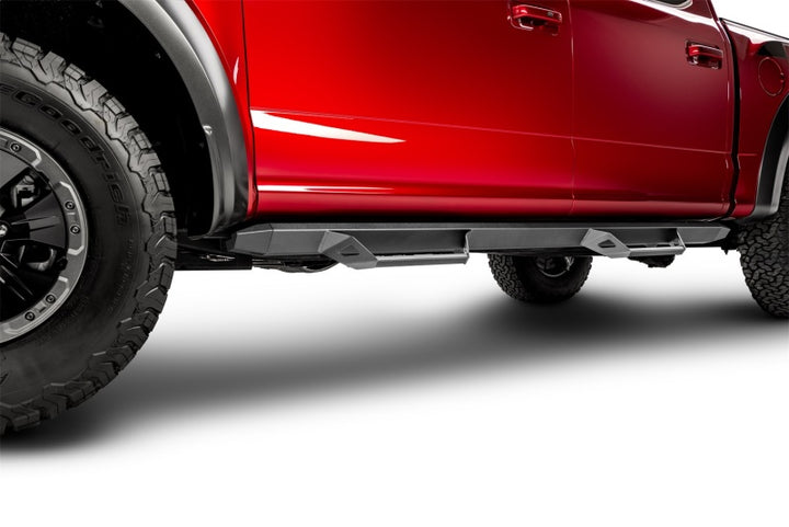 N-Fab Predator Pro Step System 15-17 Ford F-150 / Raptor SuperCrew - Tex. Black - Bull Strap