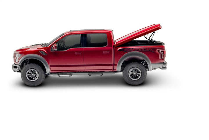 N-Fab Predator Pro Step System 15-17 Ford F-150 / Raptor SuperCrew - Tex. Black - Bull Strap