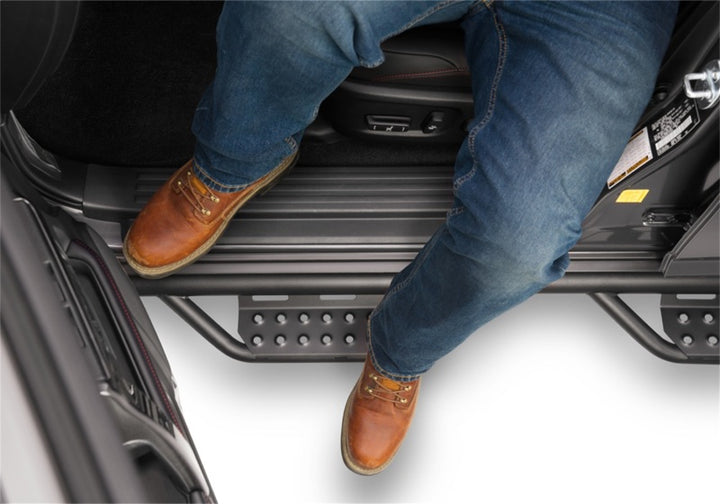 N-Fab RS Nerf Step 10-19 Toyota 4Runner (Non-Limited) 4DR - Full Length - Tex. Black - Bull Strap