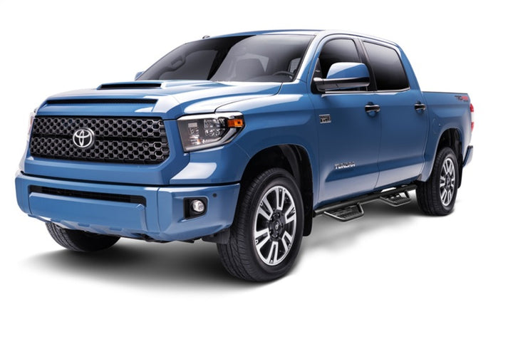 N-Fab RS Nerf Step 15-19 GMC/Chevy Canyon/Colorado Crew Cab 5ft Short Bed - Cab Length - Tex. Black - Bull Strap