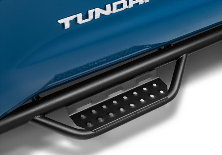 N-Fab RS Nerf Step 2020 Jeep Wrangler Gladiator 4DR All Beds - Cab Length - Tex. Black - Bull Strap