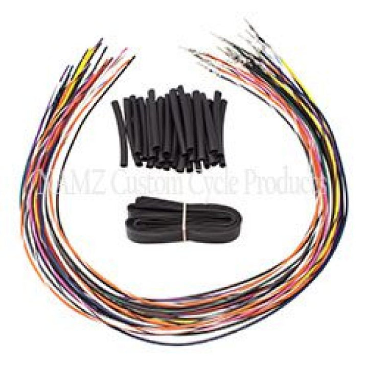 NAMZ 07-13 Baggers (Excl TBW) Handlebar Switch Wire Extensions 24in. (Cut & Solder/Max 20in. Apes) - Bull Strap