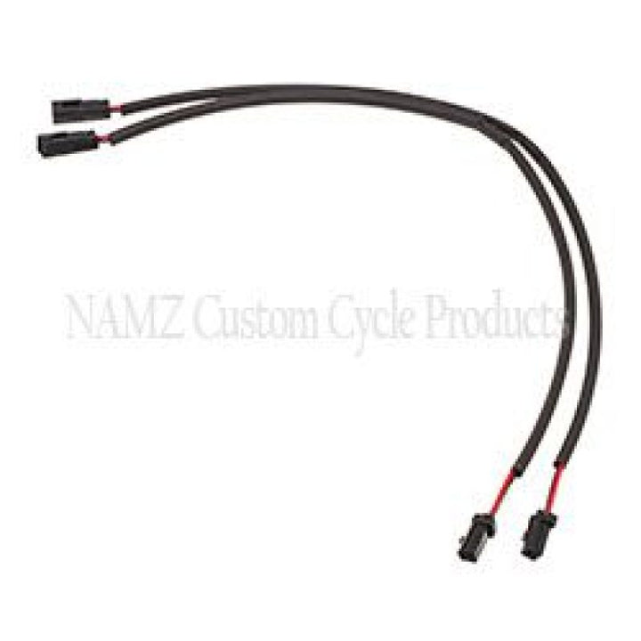 NAMZ 08-23 HD Models w/Heated Grips Plug-N-Play Heated Grip Extensions 18in. - Bull Strap
