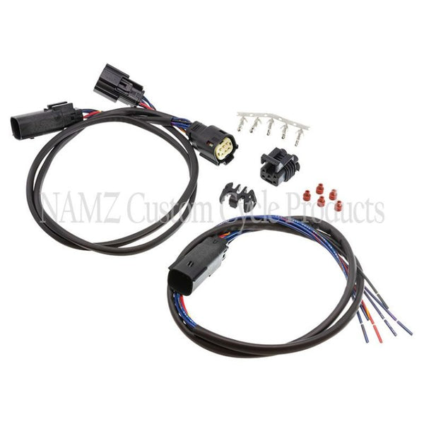 NAMZ 14-23 Street/Road Glide Models Plug-N-Play Complete Tour Pack Wiring Installation Kit - Bull Strap