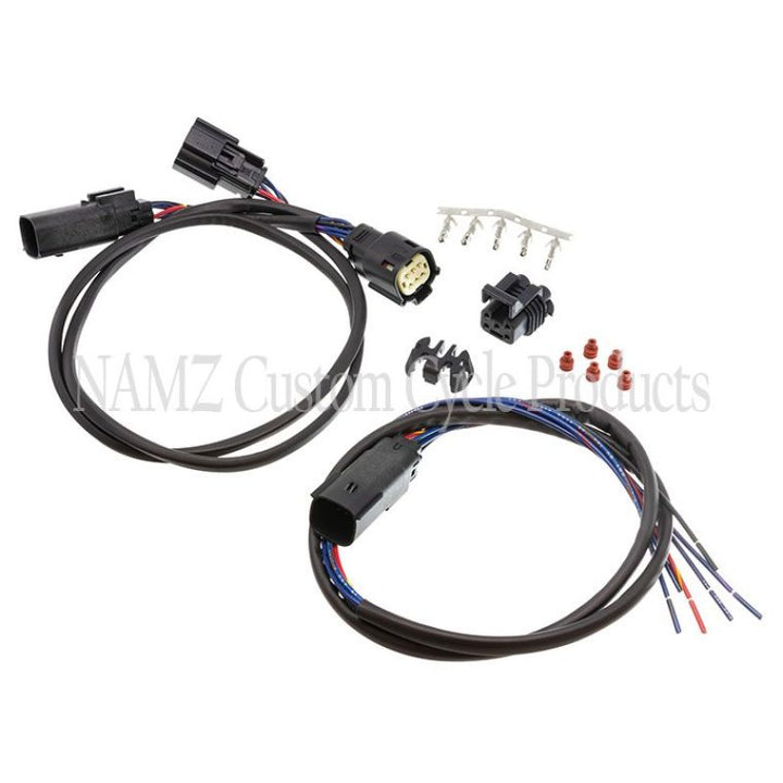 NAMZ 14-23 Street/Road Glide Models Plug-N-Play Complete Tour Pack Wiring Installation Kit - Bull Strap