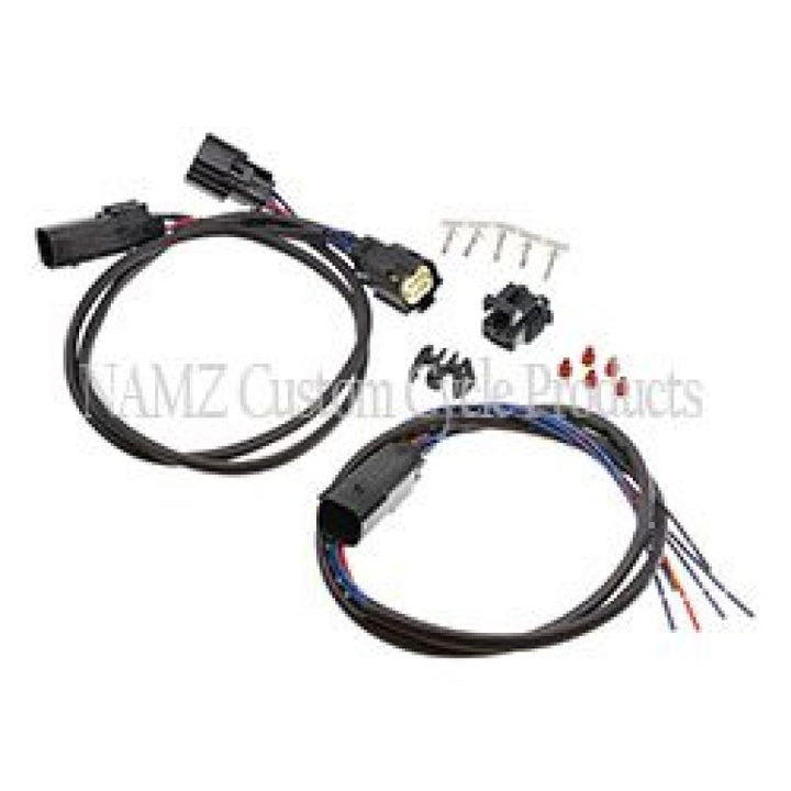NAMZ 14-23 Street/Road Glide Models Plug-N-Play Complete Tour Pack Wiring Installation Kit - Bull Strap