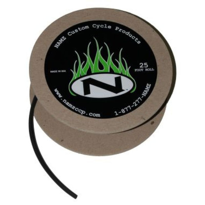 NAMZ Black Heatshrink 2-1 Ratio 25ft. Spool (1/8in. ID) - Bull Strap