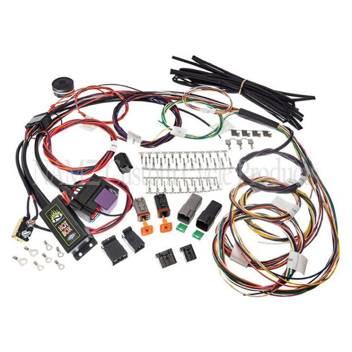 NAMZ Complete Bike Harness w/Starter Relay & 3-Circuits & Self Canceling & Run/Brake/Turn Sig Module - Bull Strap