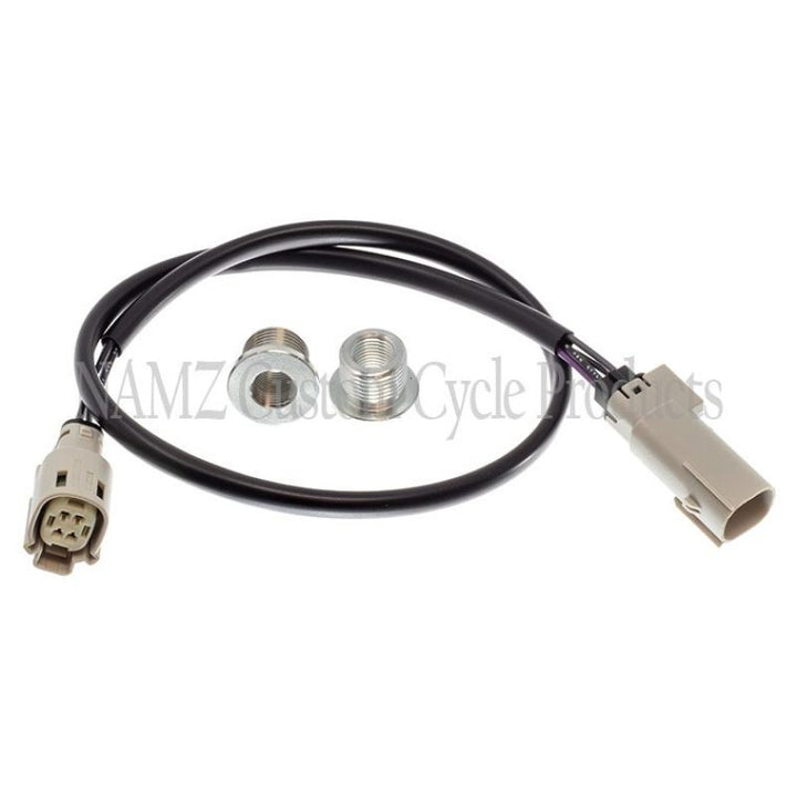 NAMZ Front O2 Sensor Extension Incl. Bung Reducers (For Fitment of 2009 FL Pipes on 2010 FL) - Bull Strap