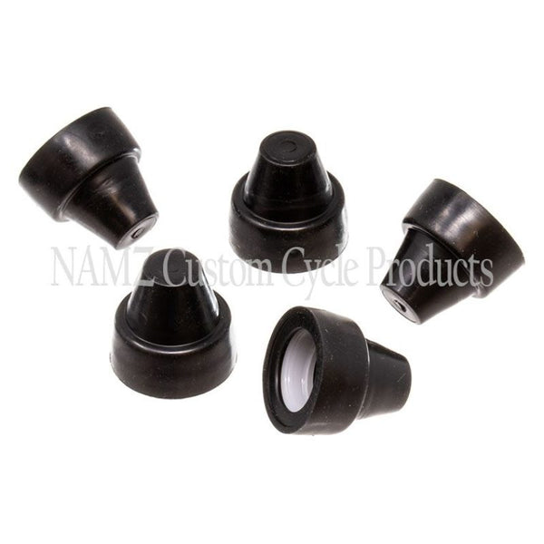 NAMZ OEM Tripometer Reset Button Rubber Boot Cover w/Nut - 5 Pack (HD 67880-94) - Bull Strap