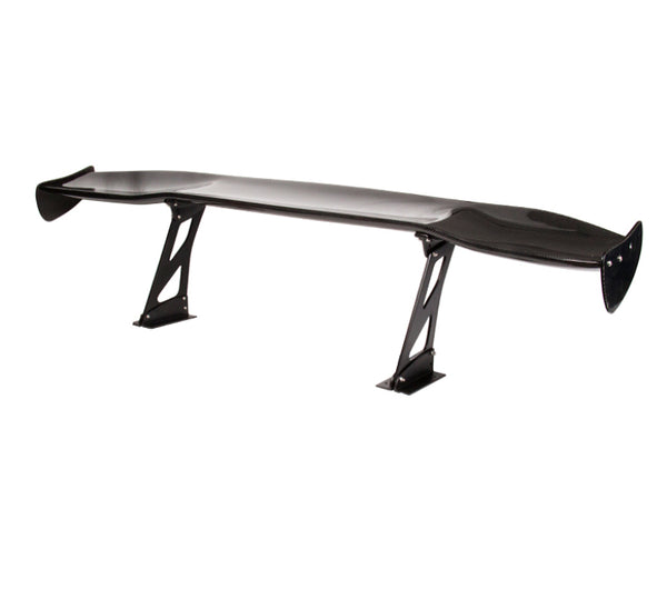 NRG Carbon Fiber Spoiler - Universal (69in.) - Bull Strap