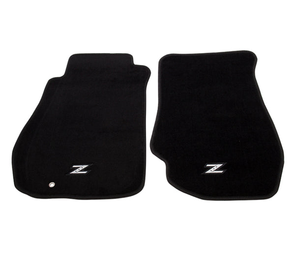 NRG Floor Mats - 03-07 Nissan 350Z (Z Logo) - 2pc. - Bull Strap