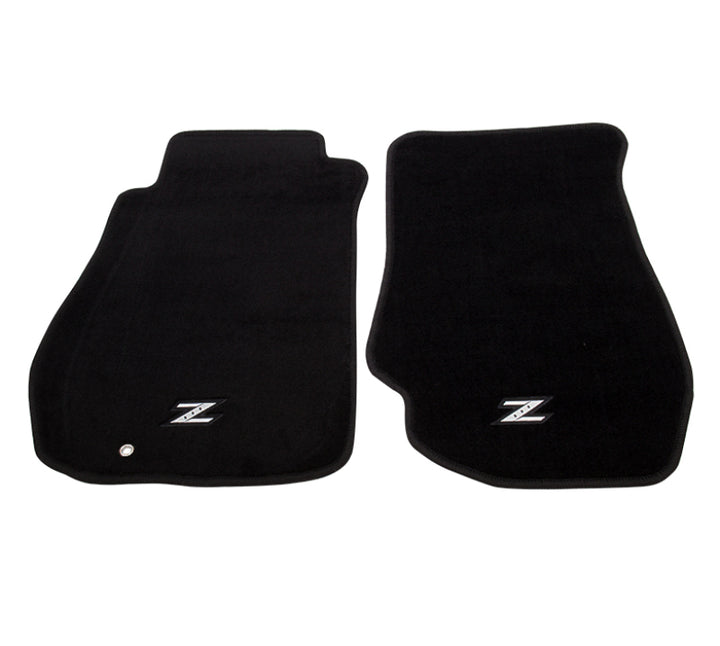 NRG Floor Mats - 03-07 Nissan 350Z (Z Logo) - 2pc. - Bull Strap