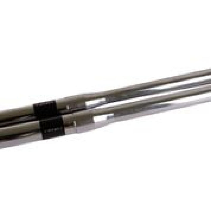 NRG Hood Damper Kit (Polished) - 89-94 240SX S13 - Bull Strap