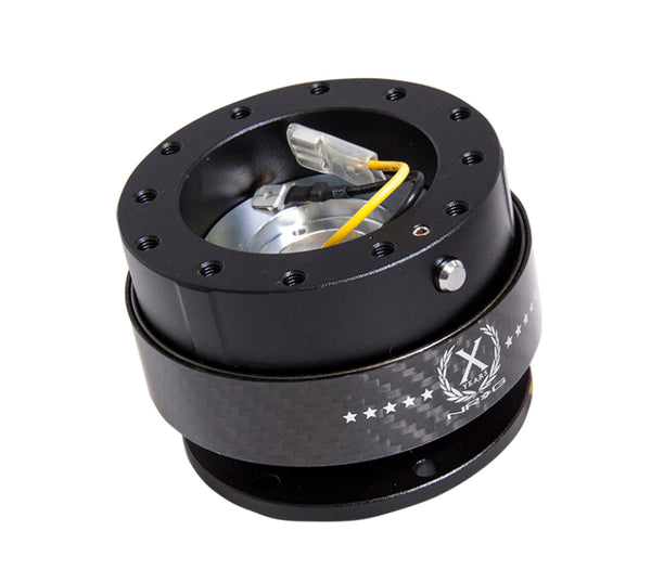 NRG Quick Release Gen 2.0 - Black Body / Black Carbon Fiber Ring - Bull Strap