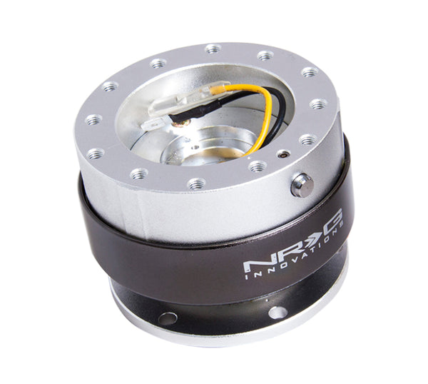NRG Quick Release Gen 2.0 - Silver Body / Titanium Chrome Ring - Bull Strap