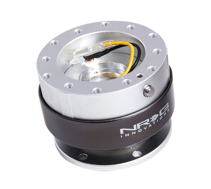 NRG Quick Release Gen 2.0 - Silver Body / Titanium Chrome Ring - Bull Strap