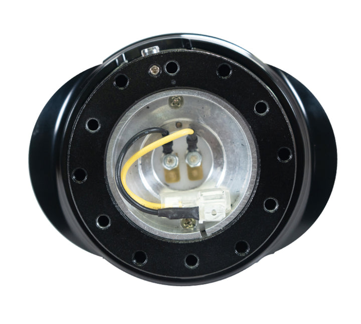 NRG Quick Release Gen 2.2 - Black Body / Shiny Black Oval Ring - Bull Strap