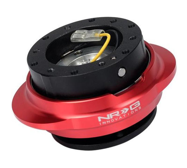 NRG Quick Release Kit - Black Body/ Red Oval Ring - Bull Strap
