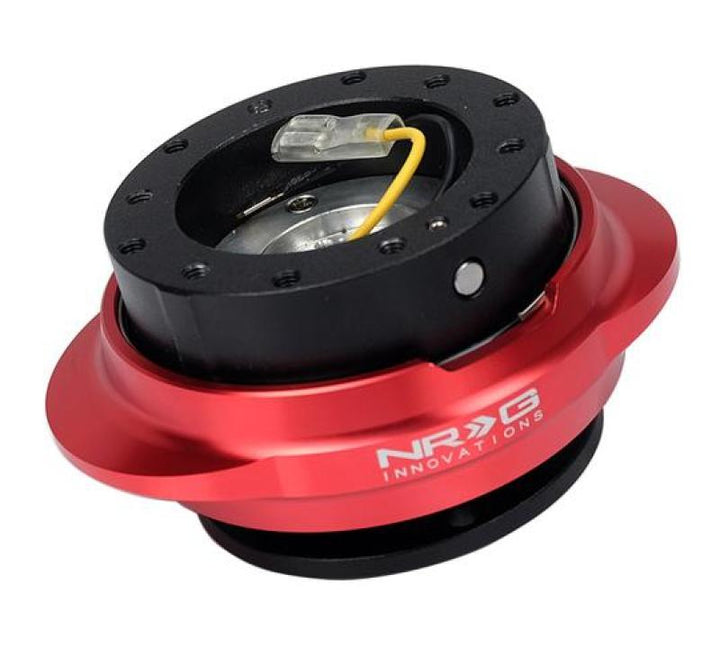 NRG Quick Release Kit - Black Body/ Red Oval Ring - Bull Strap