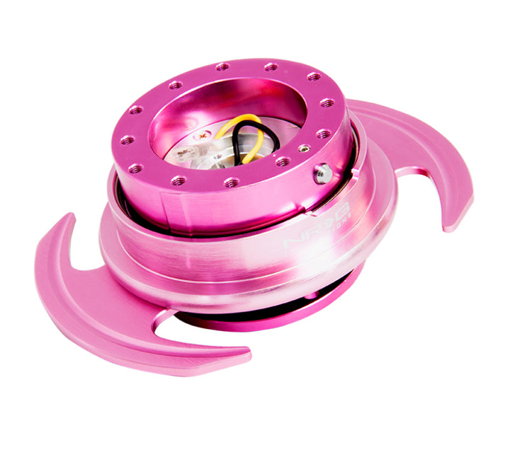 NRG Quick Release Kit Gen 3.0 - Pink Body / Pink Ring w/Handles - Bull Strap