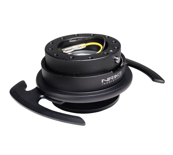 NRG Quick Release Kit Gen 4.0 - Black Body / Black Ring w/ Handles - Bull Strap