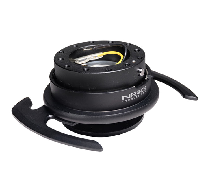 NRG Quick Release Kit Gen 4.0 - Black Body / Black Ring w/ Handles - Bull Strap