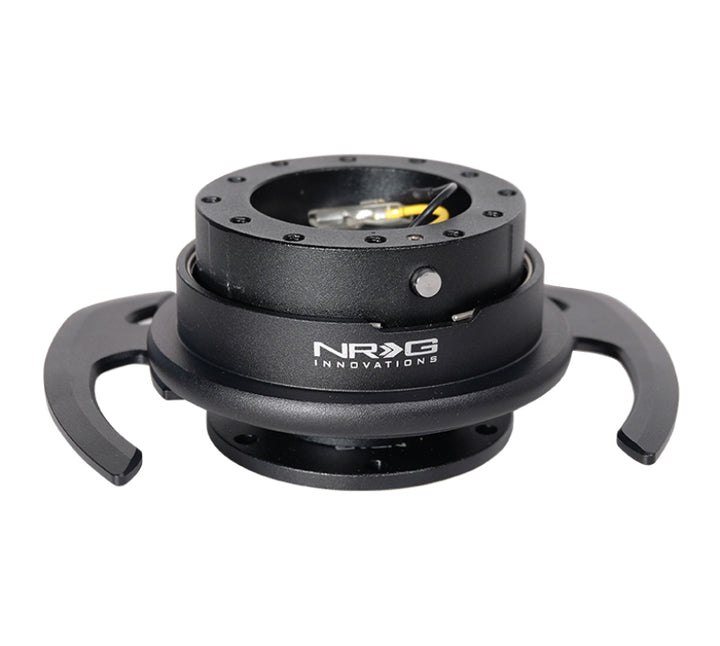 NRG Quick Release Kit Gen 4.0 - Black Body / Black Ring w/ Handles - Bull Strap