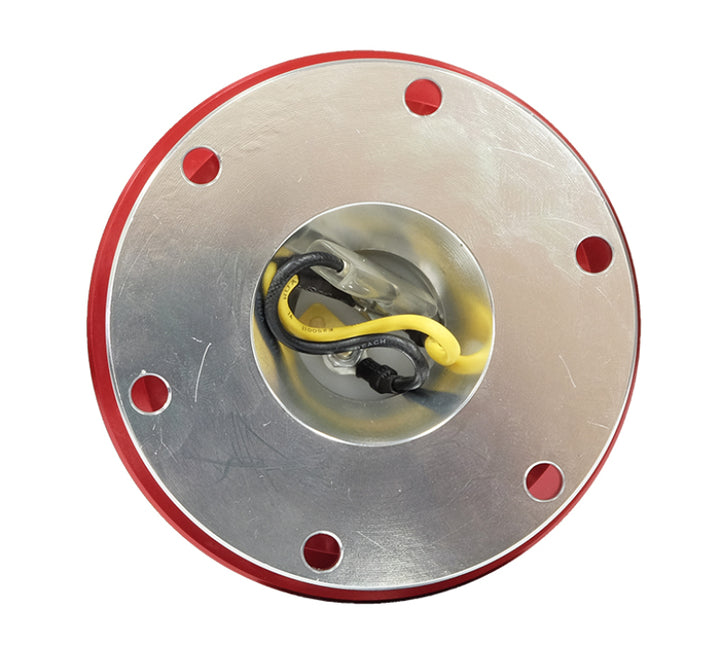 NRG Quick Release - Silver Body/ Red Chrome Ring - Bull Strap