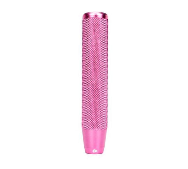 NRG Shift Knob Knurl Hidden Gem Long Pink - Bull Strap
