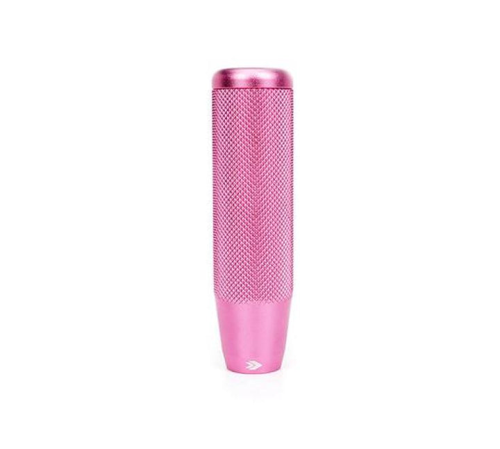 NRG Shift Knob Knurl Hidden Gem Short Pink - Bull Strap