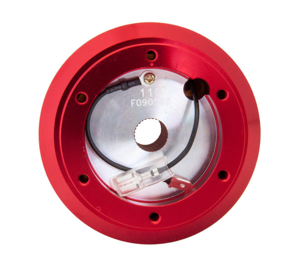NRG Short Hub Adapter EG6 Civic / Integra - Red - Bull Strap