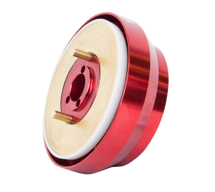 NRG Short Hub Adapter S13 Nissan 240 - Red - Bull Strap