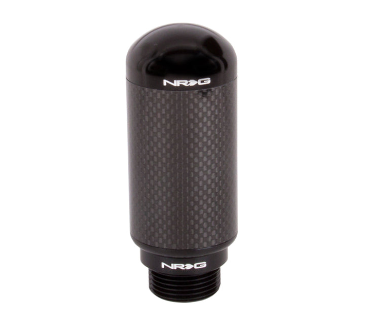 NRG Stealth Adjustable Shift Knob (M10X1.25) Nissan/ Mazda / Toyota - Carbon Fiber - Bull Strap