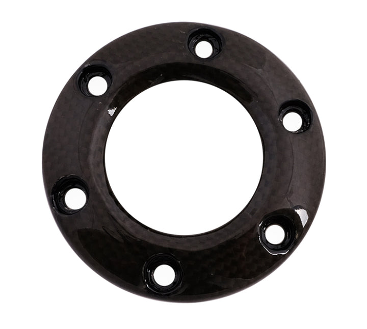 NRG Steering Wheel Horn Button Ring - Carbon Fiber - Bull Strap